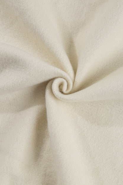 Solid Zip-Up Jacket and Drawstring Pants Set