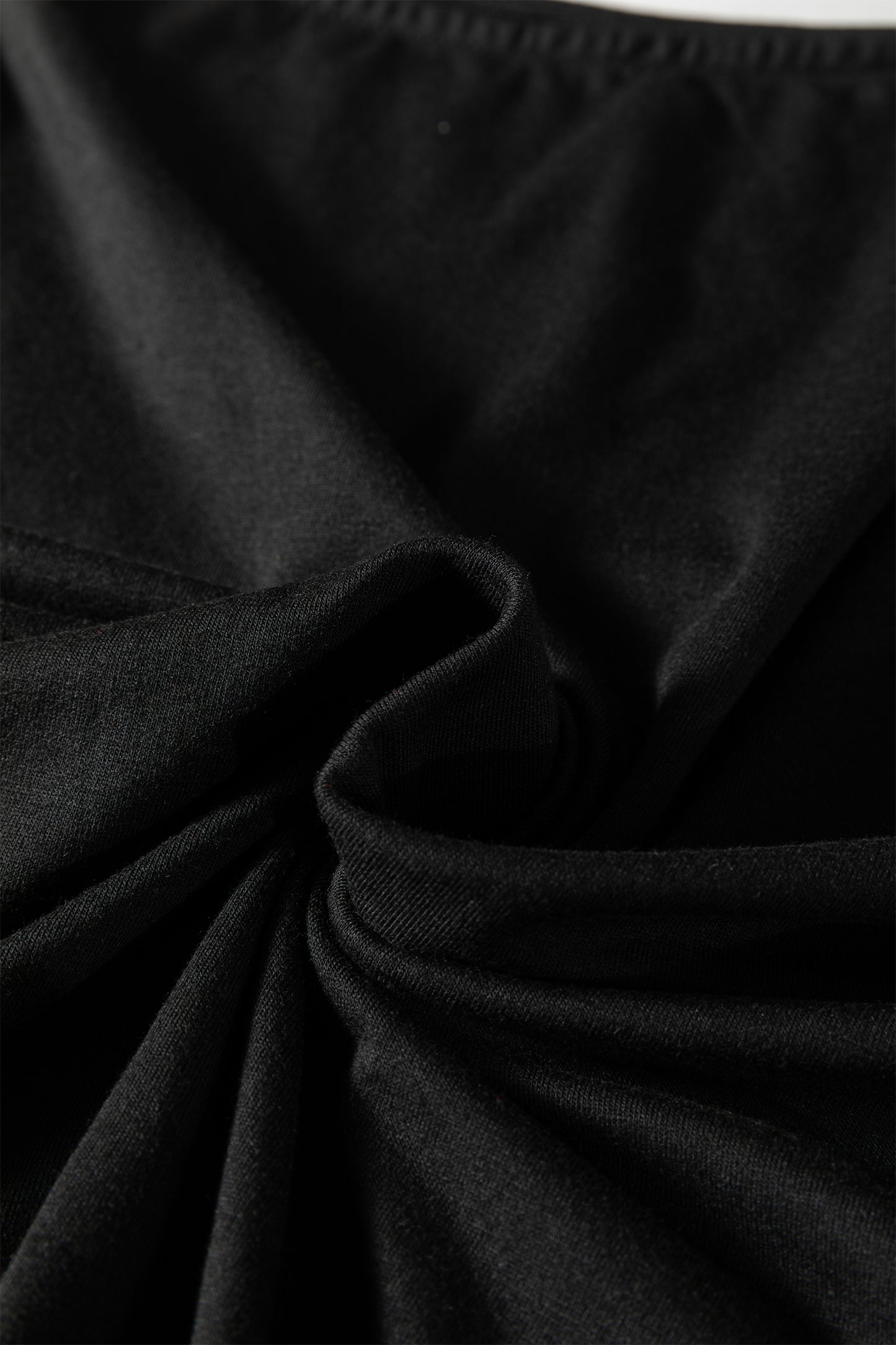 Plus Size Solid Asymmetric Neck Short Sleeve Blouse