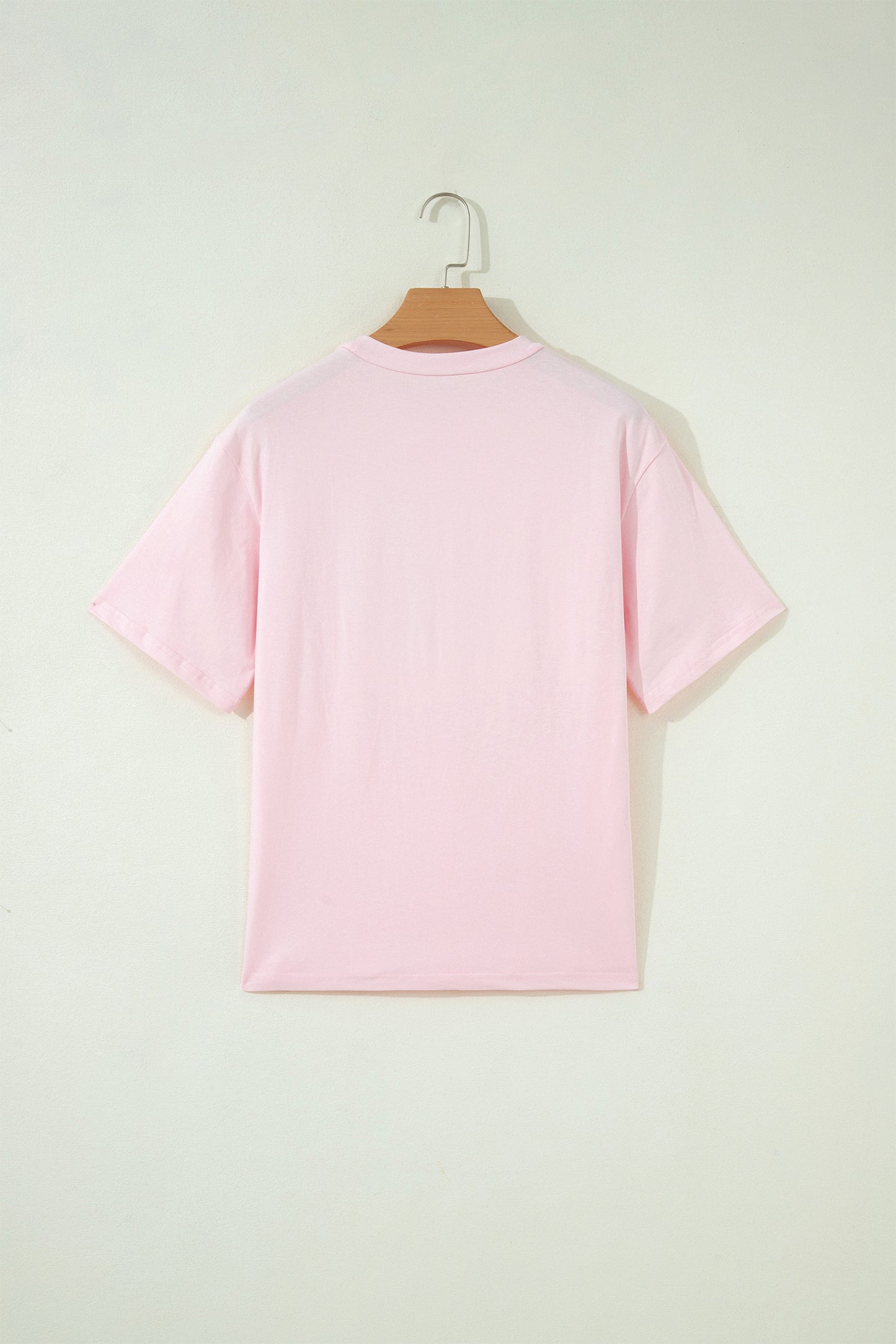PRAY Sequin Leopard Short Sleeve Graphic Tee
