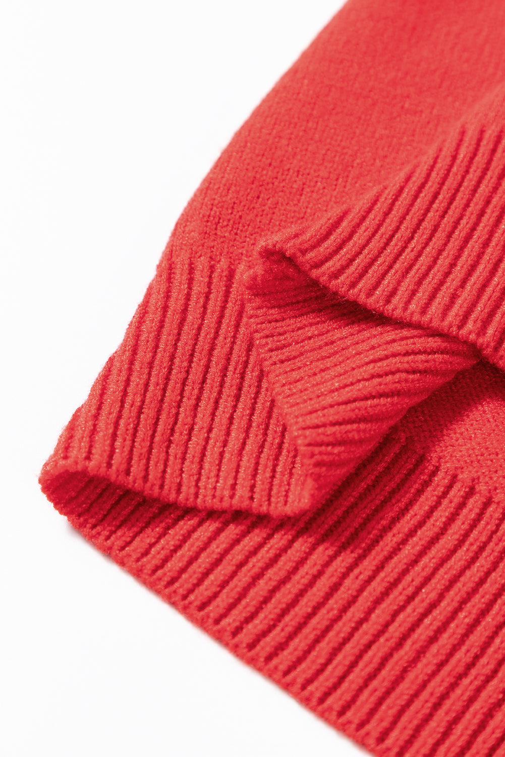 Plus Size Christmas Merry Embroidered Dotted Sweater