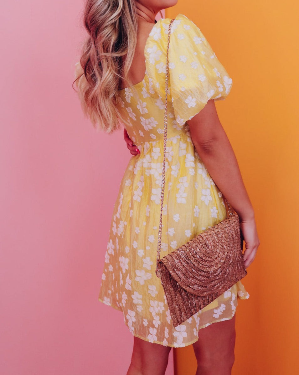 Floral Puff Sleeve Dress