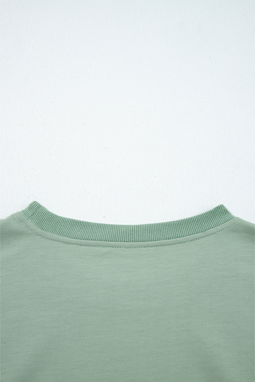 Flower Patchwork Raw Edge Drop Shoulder Top