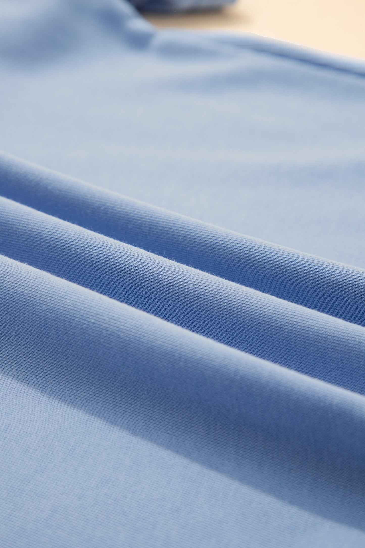 Solid Textured Raw Edge Top and Short Set