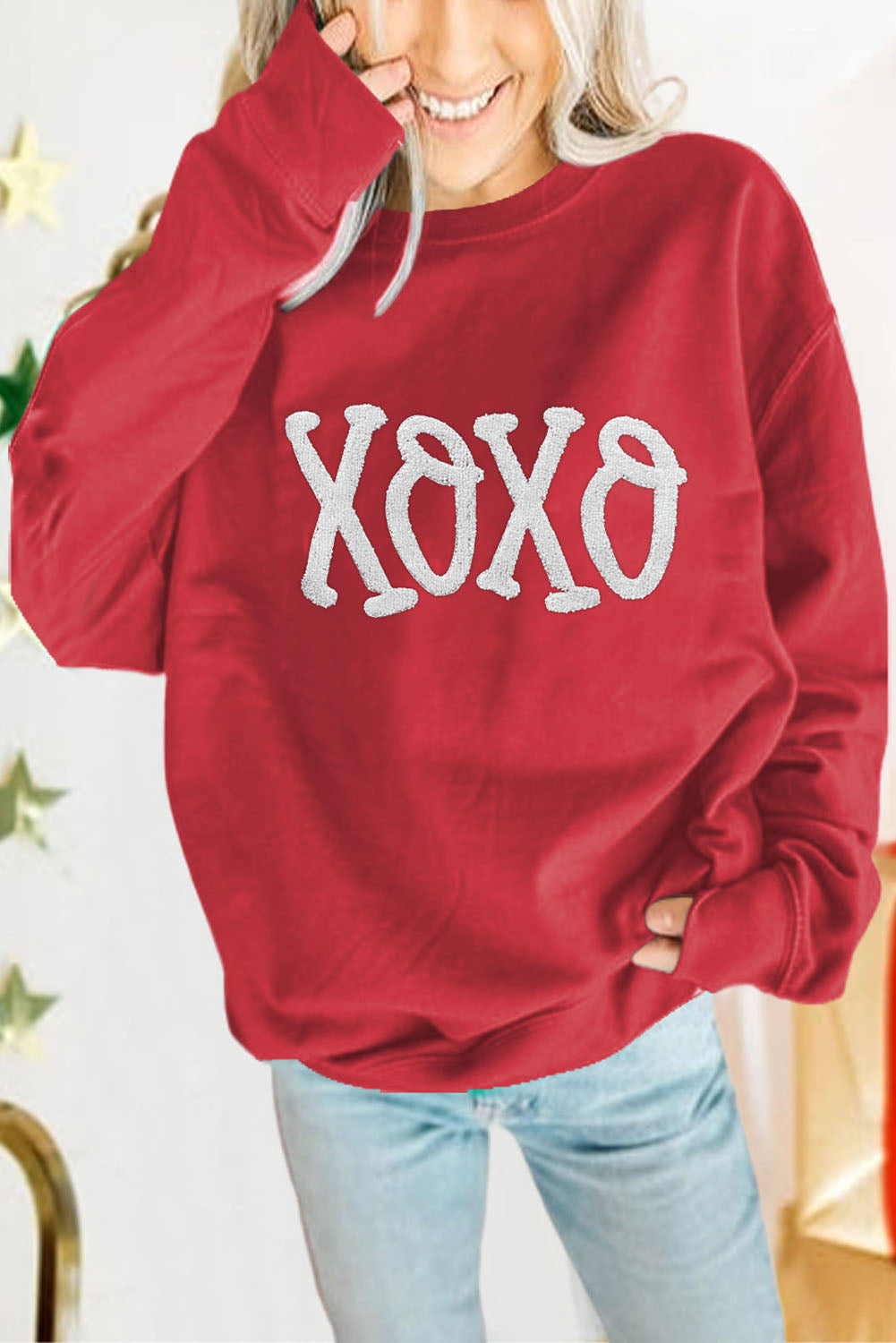 MERRY Crewneck Pullover Sweatshirt