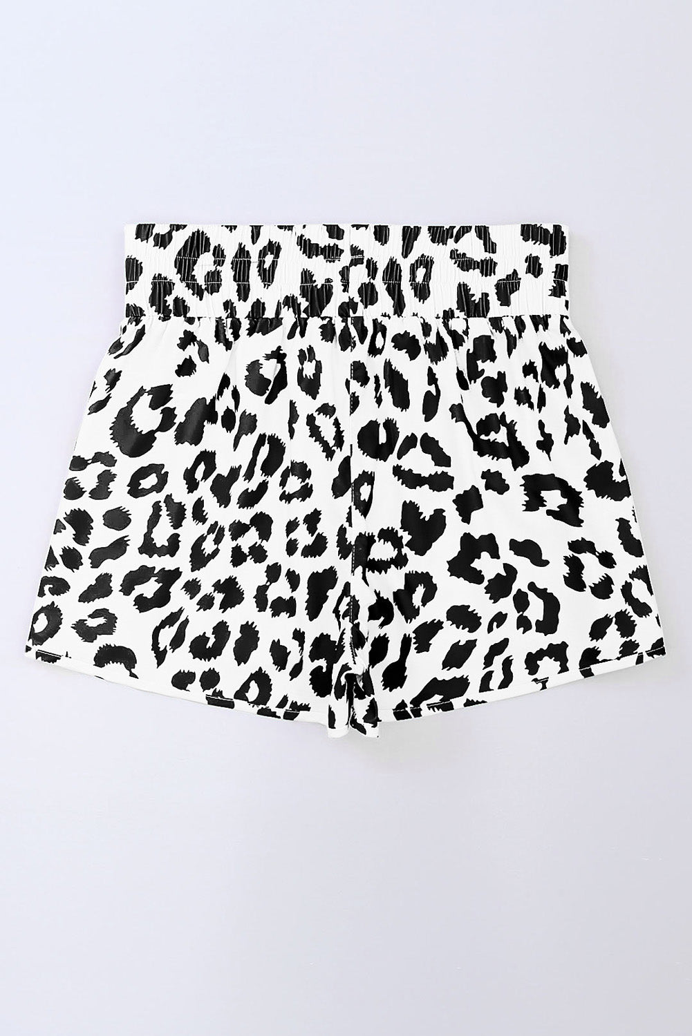 Leopard High Waist Athletic Shorts