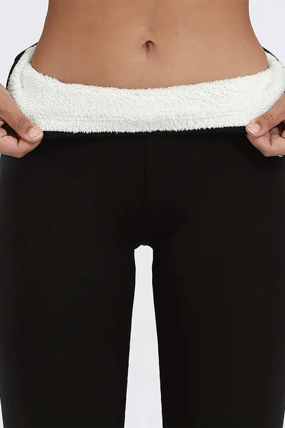 Fleece Lined Pocketed Thermal Leggings