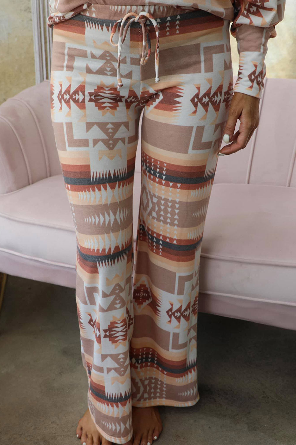 Aztec Pullover and Pants Lounge Outfit