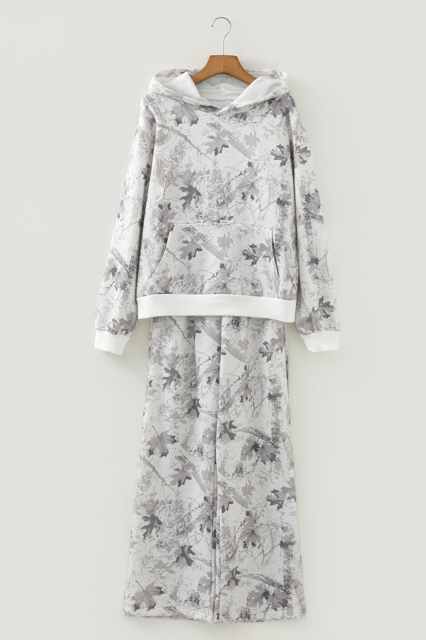 Woodland Camo Hoodie and Sweatpants Set