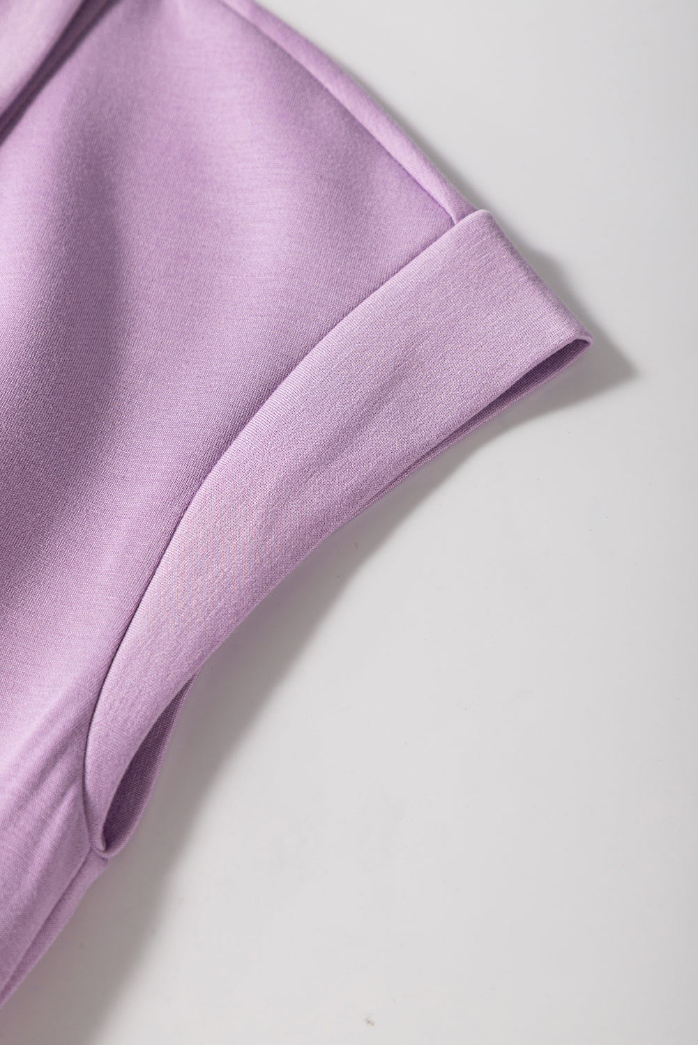 Solid Zipped Collar Short Sleeve High Waist Romper