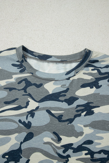 Camo Crew Neck T-Shirt