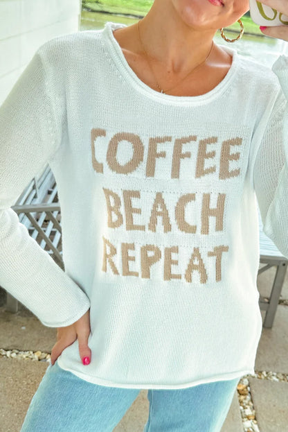 Coffee Beach Repeat Sweater