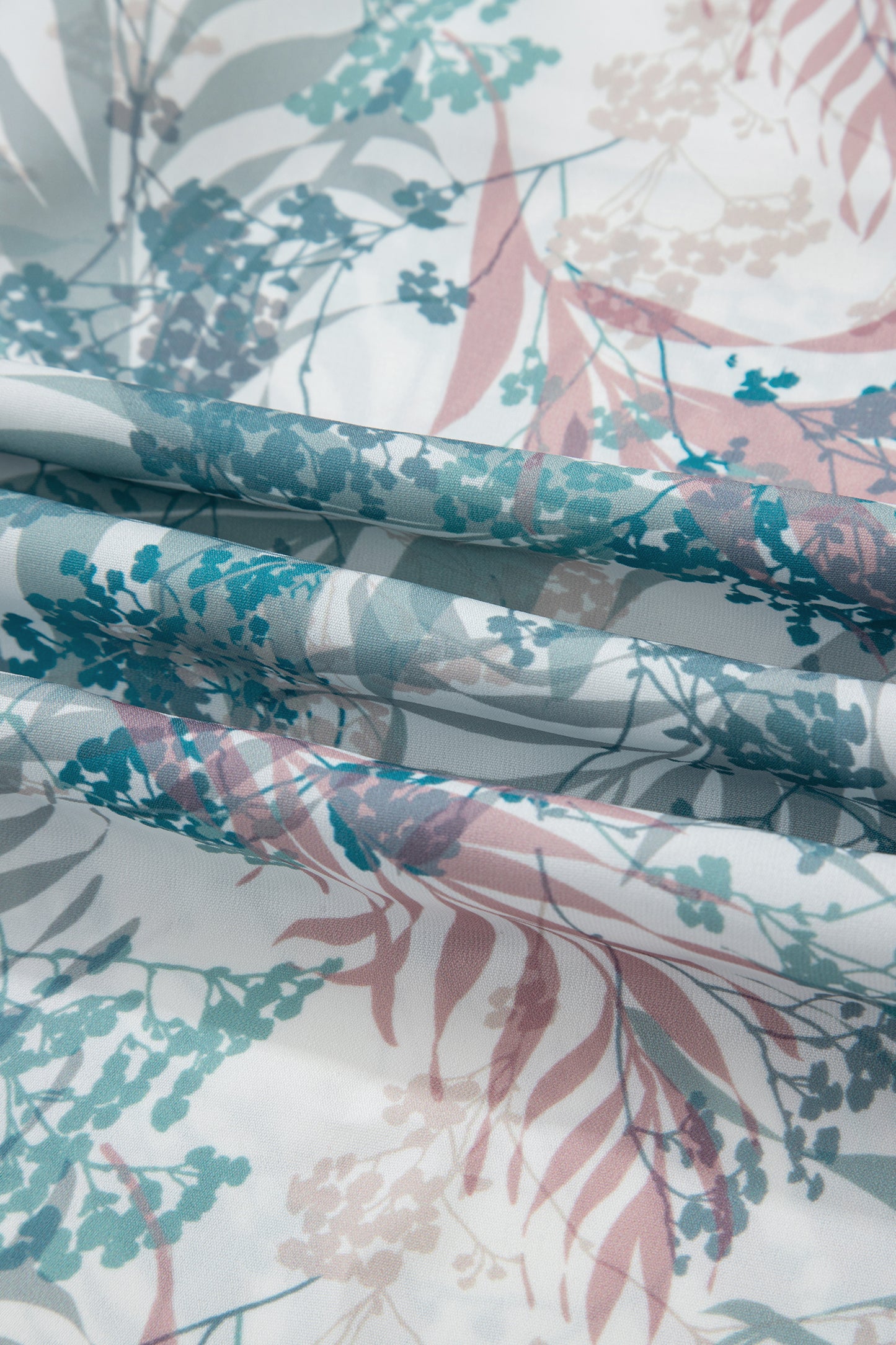 Tropical Palm Cropped Tank and Pants Set