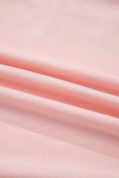 Plus Size Solid Asymmetric Neck Short Sleeve Blouse