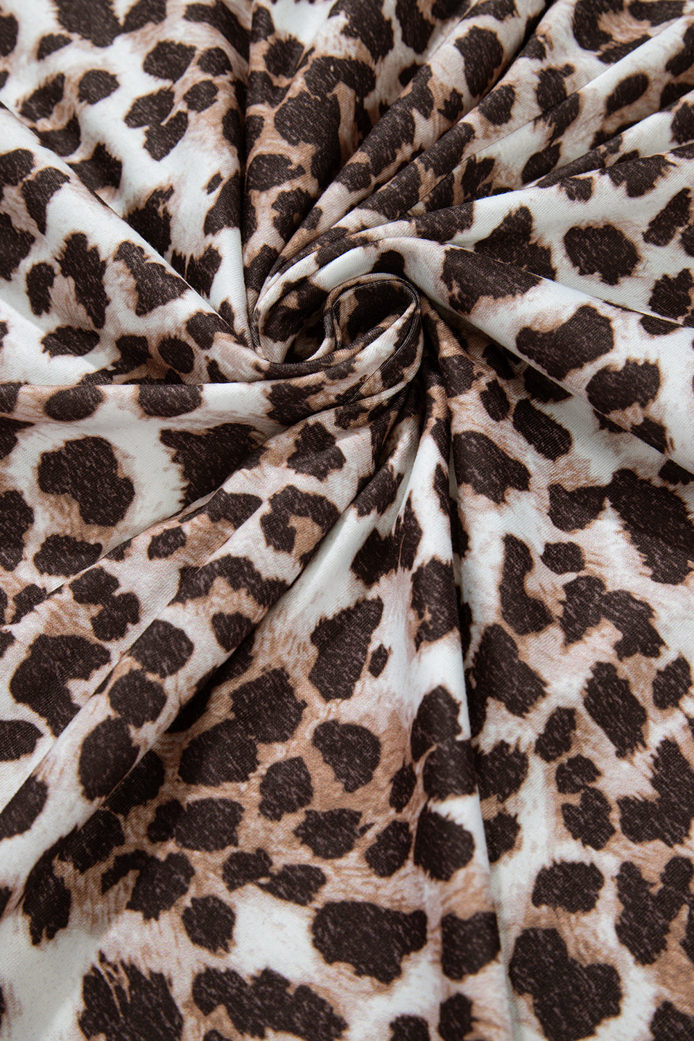 Leopard Batwing Sleeve Open Cardigan