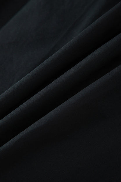 Contrast Trim Pleated Active Shorts