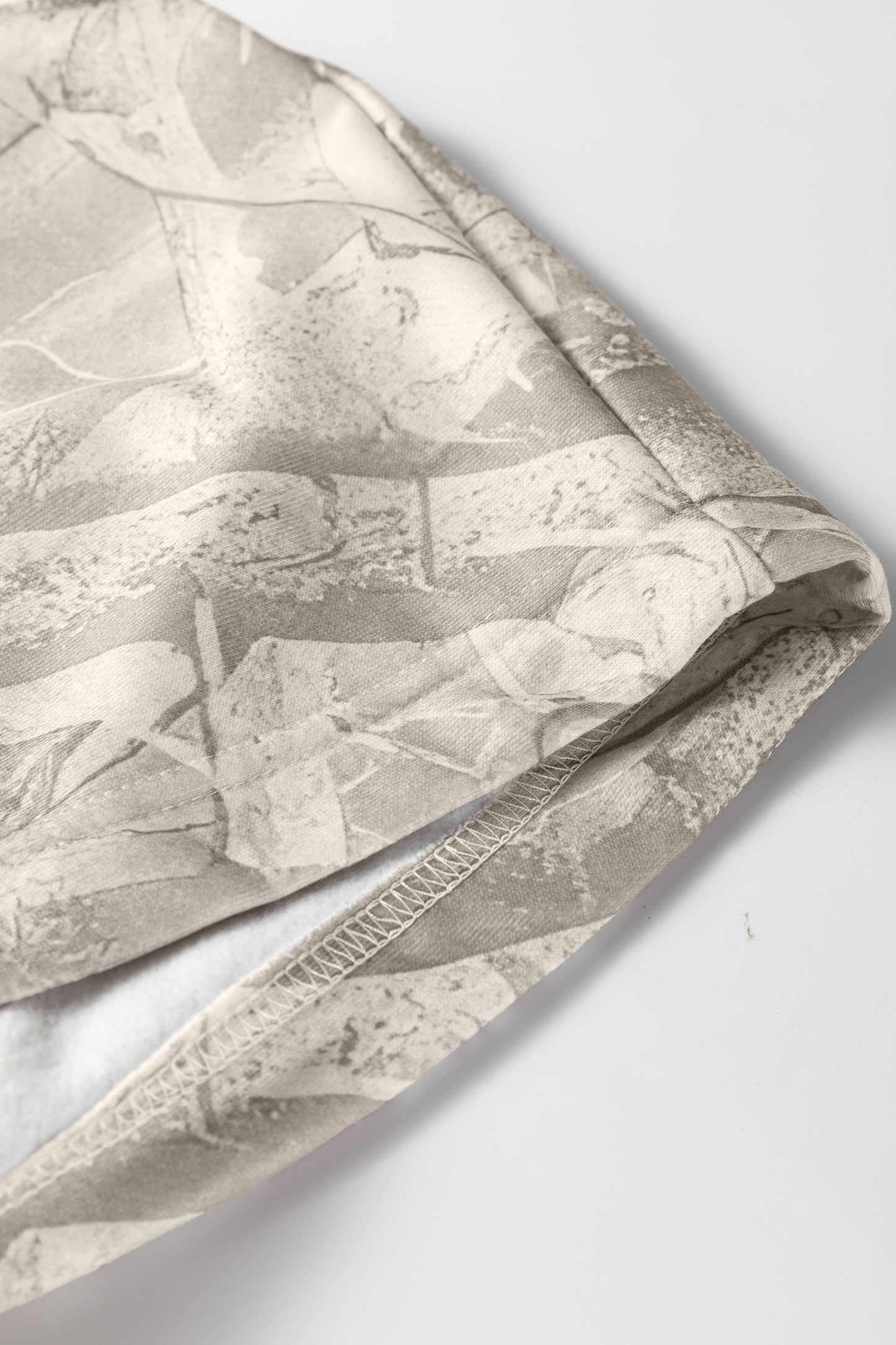 Camo Kangaroo Pocket Drop Shoulder Hoodie