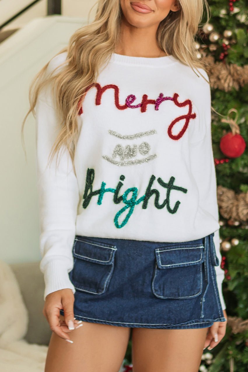 Merry and Bright Christmas Sweater