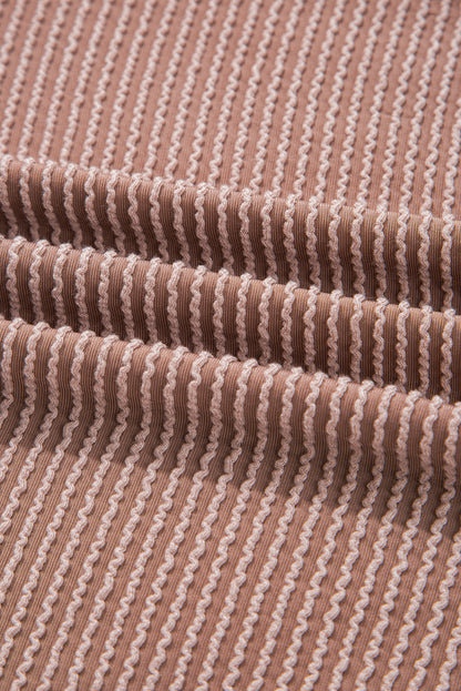 Western Leopard Corded Knit Patchwork Shacket