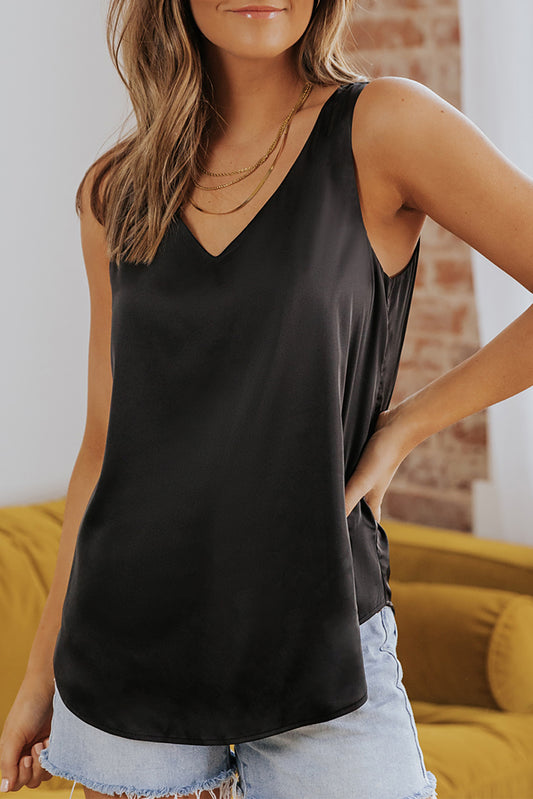 Deep V-Neck Tank Top