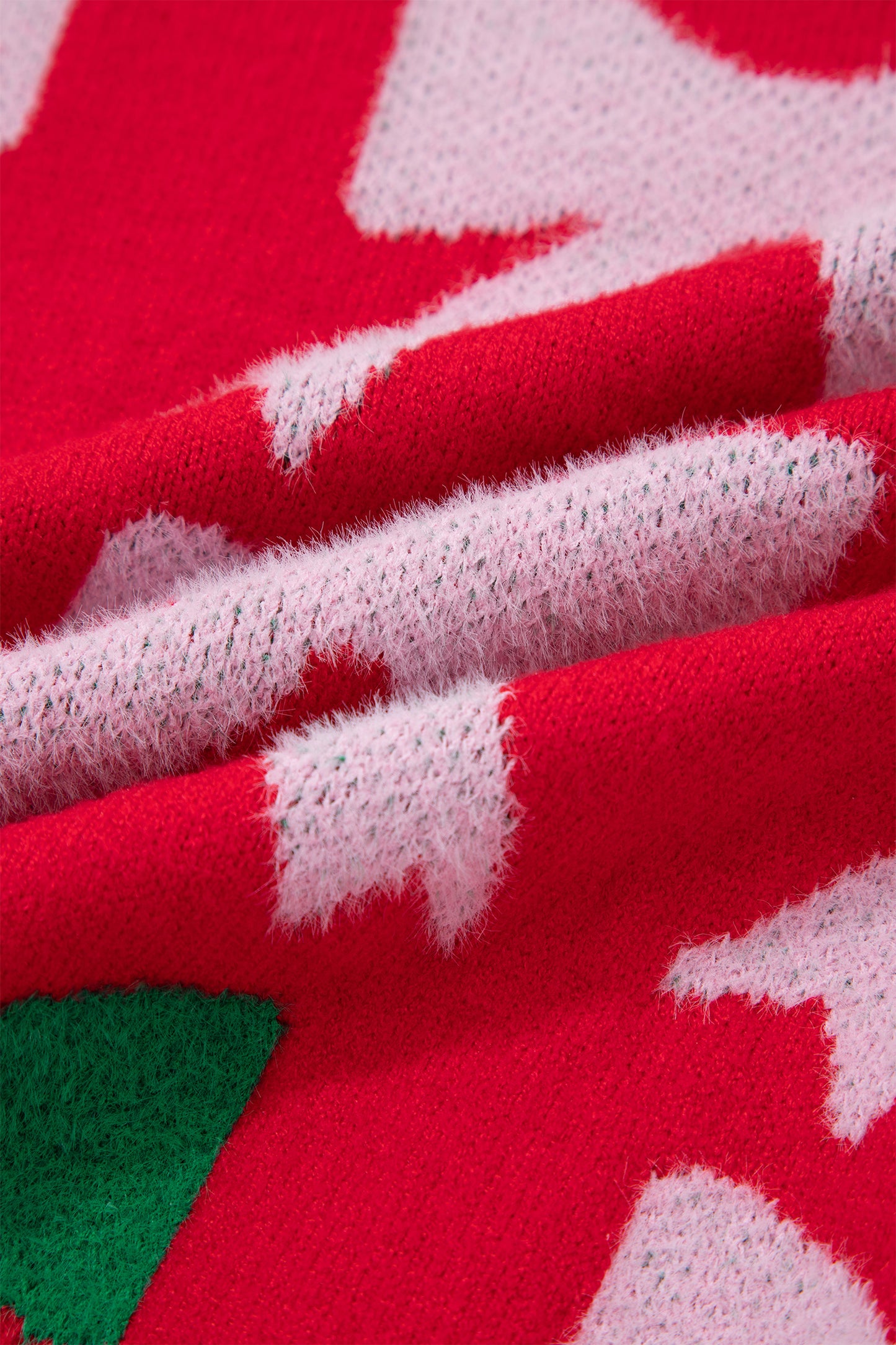 Bow Pearl Embellished Christmas Sweater