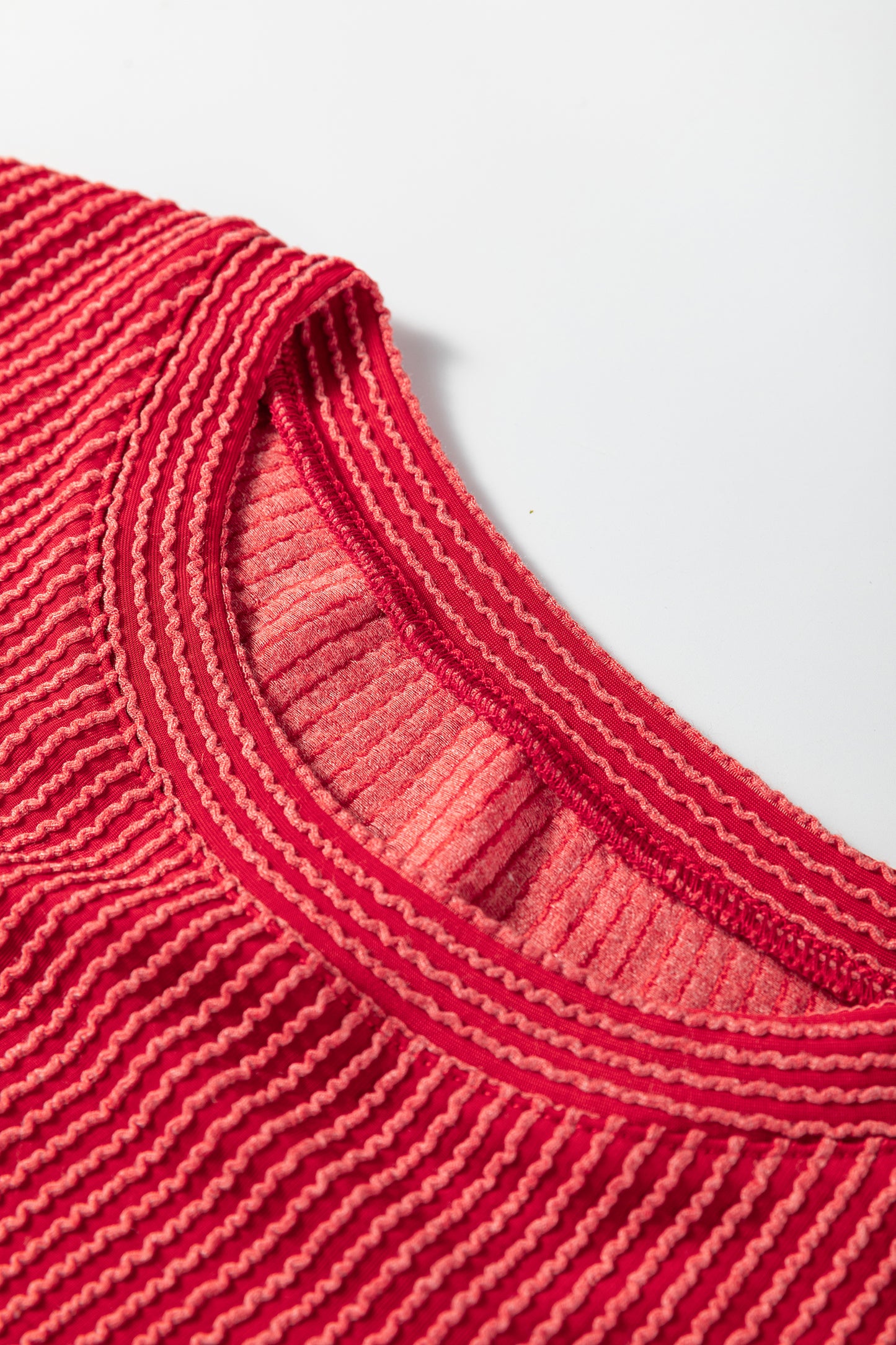 Christmas Merry Corded Knit Long Sleeve Top