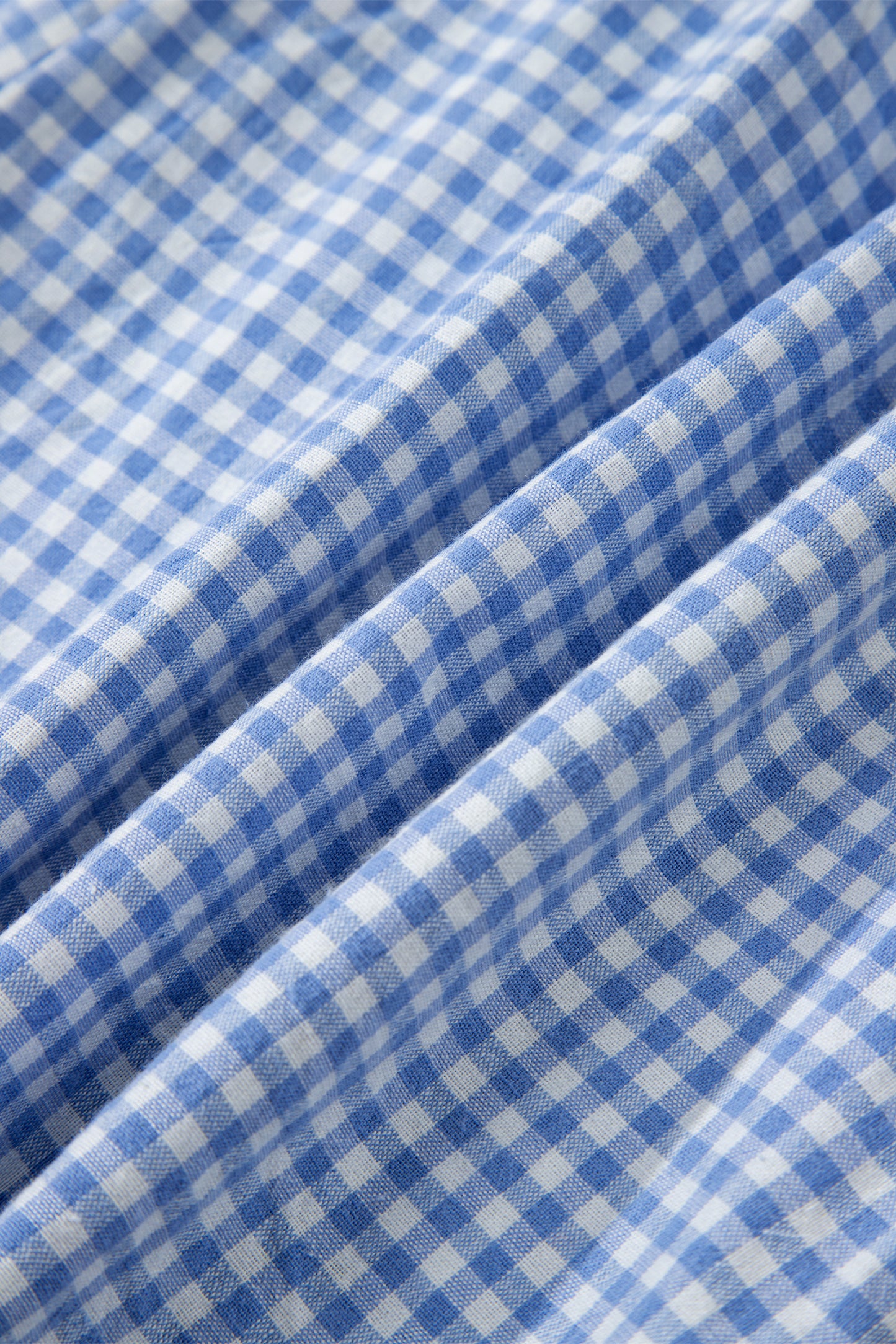 Plus Size Gingham Plaid Ruffle Contrast Trim Shorts