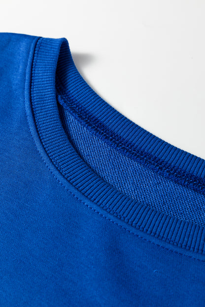 Stripe Patchwork Long Sleeve Colorblock Sweatshirt