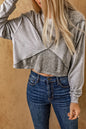 Patchwork Long Sleeve Top