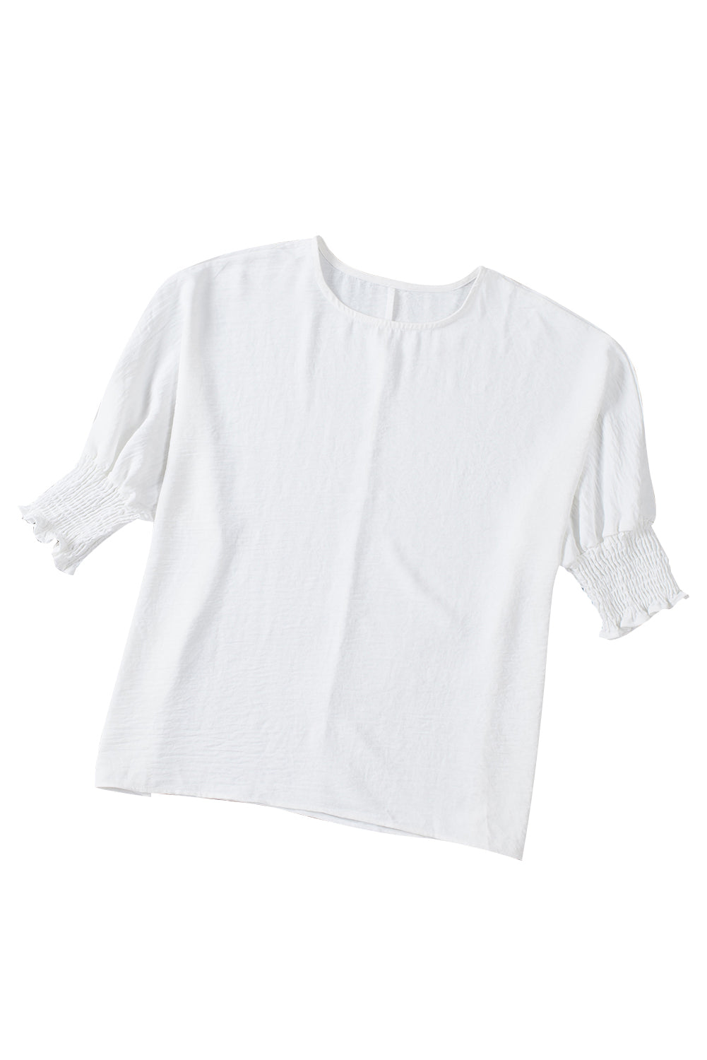 Smocked Wrist Shift Top