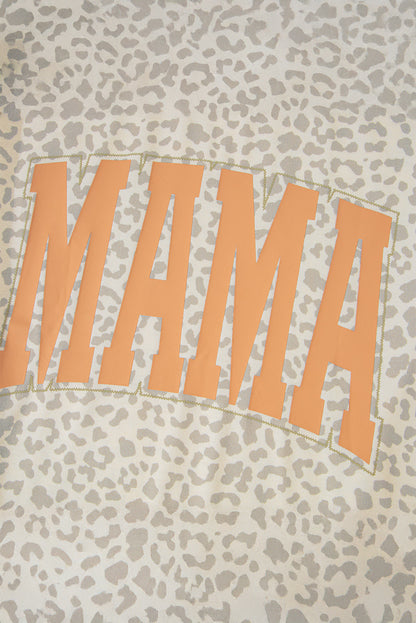 Leopard MAMA Short Sleeve Graphic Tee