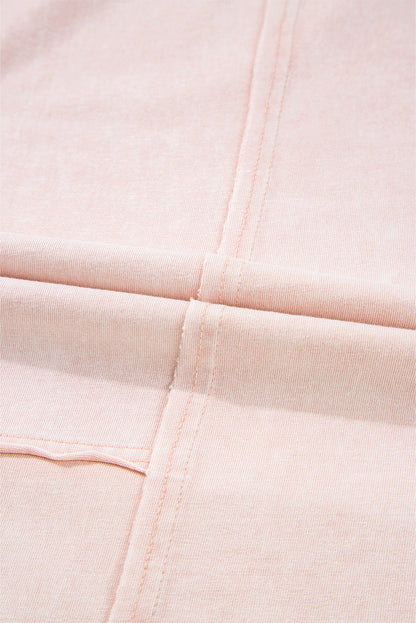 Floral Patch Mineral Wash Terry Knit Pants