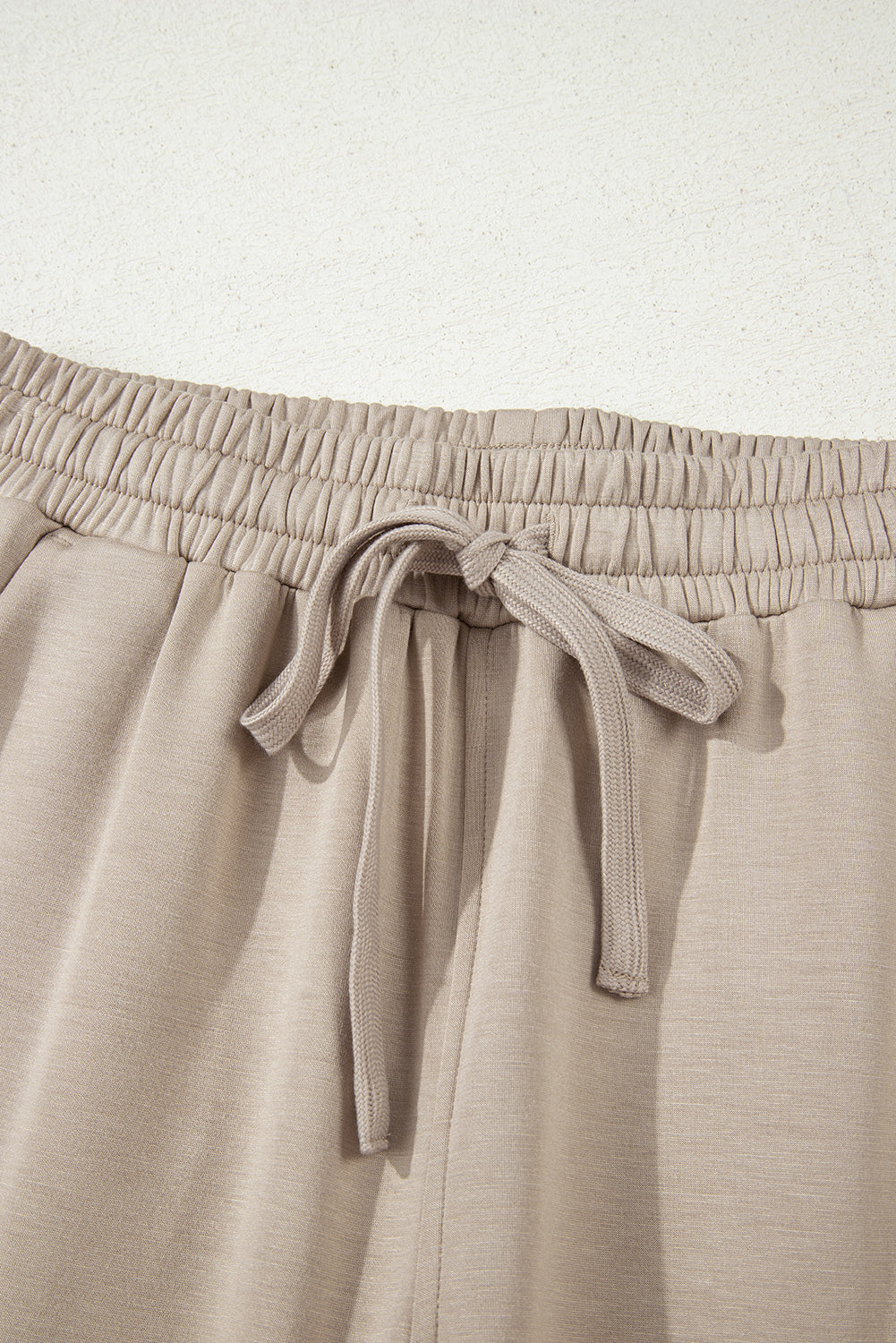 Solid Half-Zip Hoodie and Pants Set