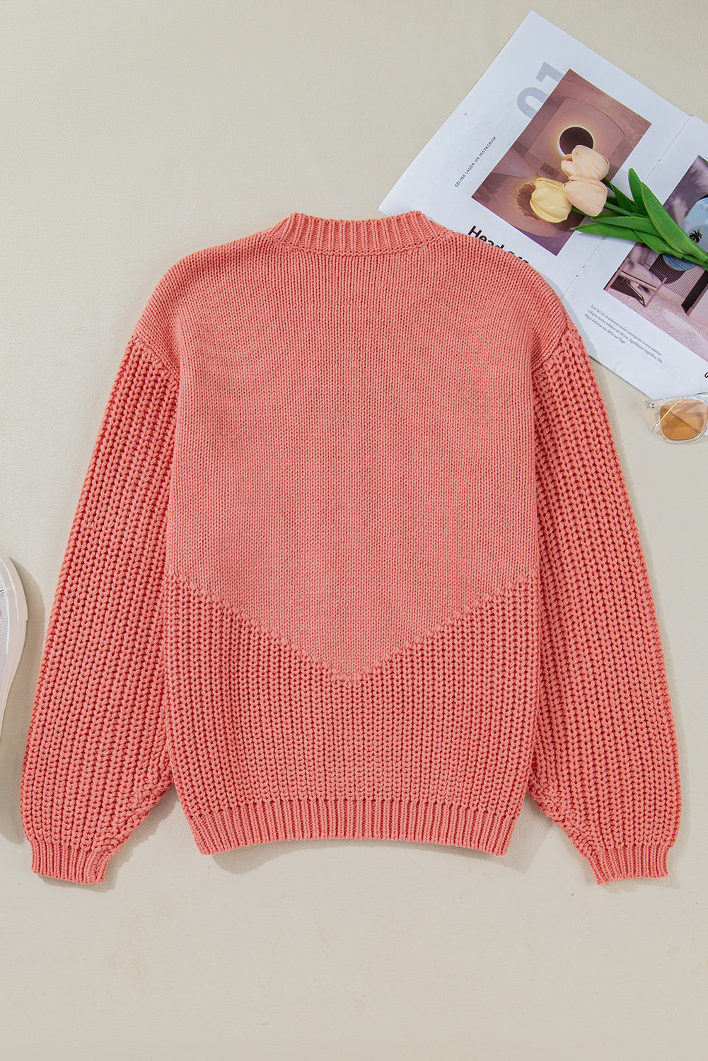 Pumpkin Embroidered Thanksgiving Holiday Sweater