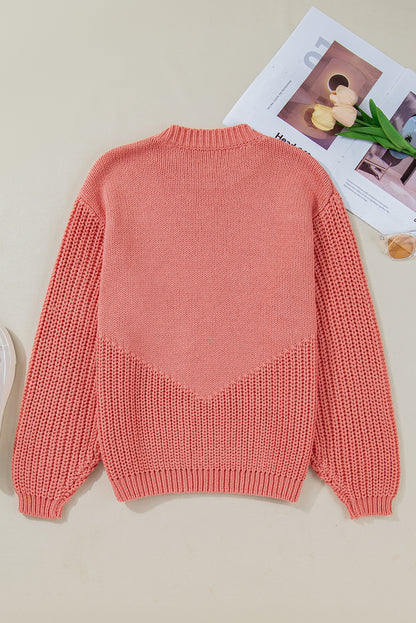 Pumpkin Embroidered Thanksgiving Holiday Sweater