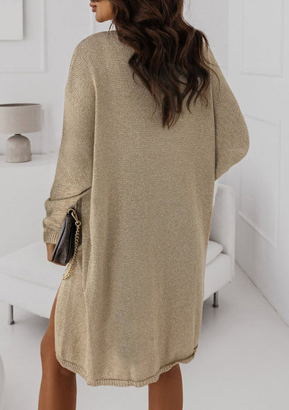 Dolman Sleeve Open Front Cardigan