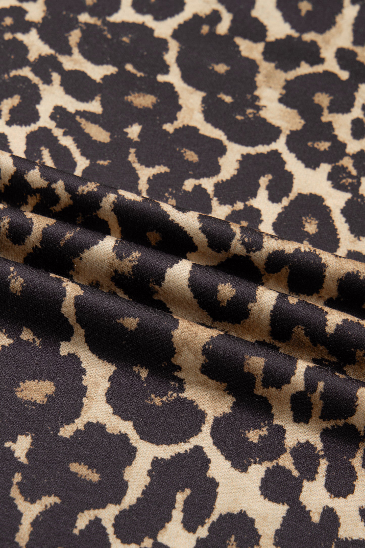 Leopard Varsity Stripe Contrast T-Shirt Dress