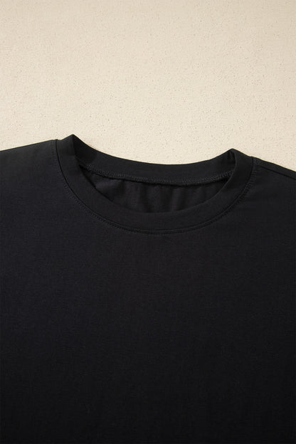 Varsity Stripe Crew Neck Short Sleeve T-Shirt