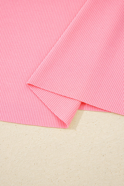 Solid Tank Top & Elastic Waist Mini Skort Set
