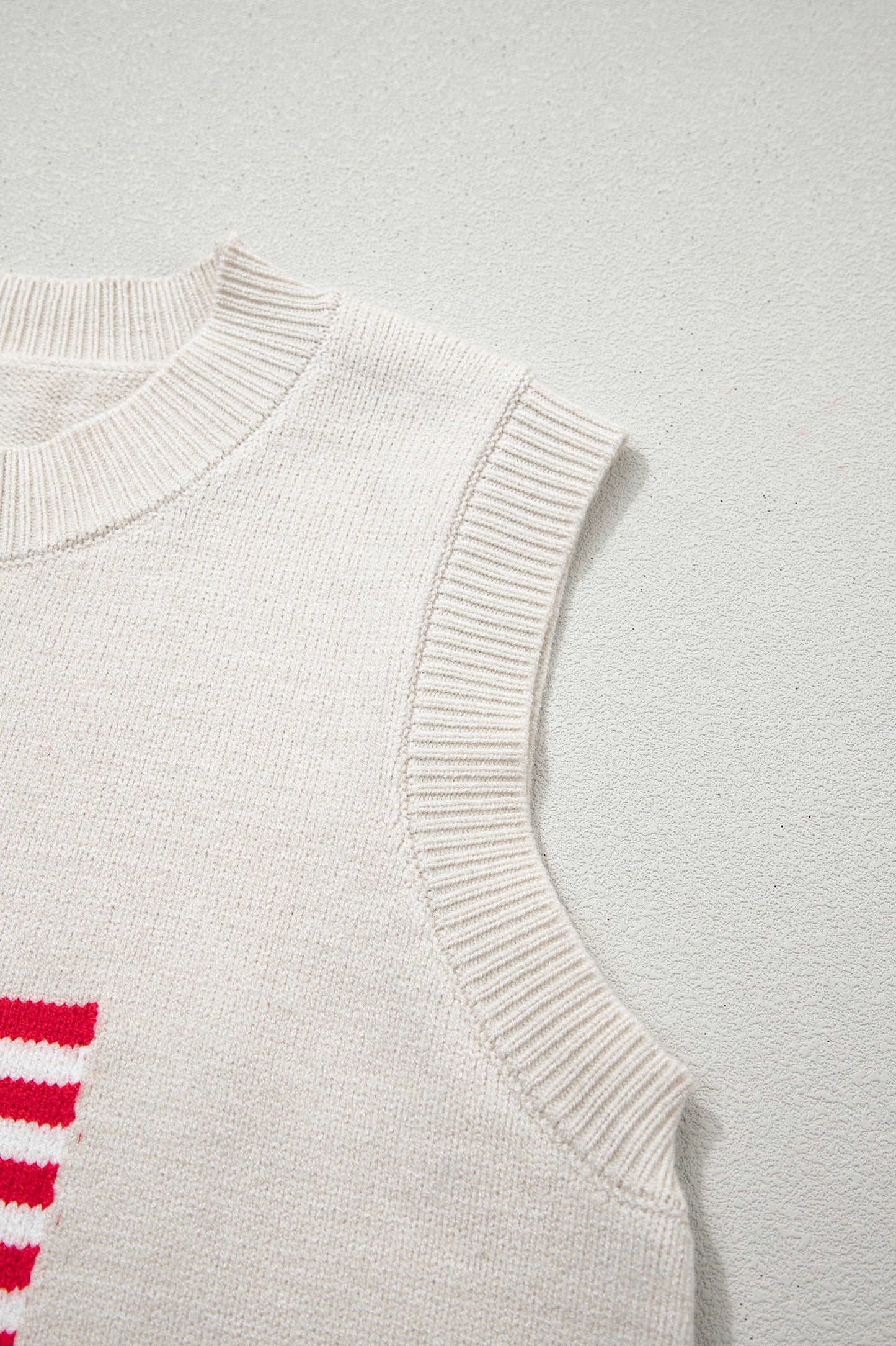 Americana USA Flag Sleeveless Knit Sweater