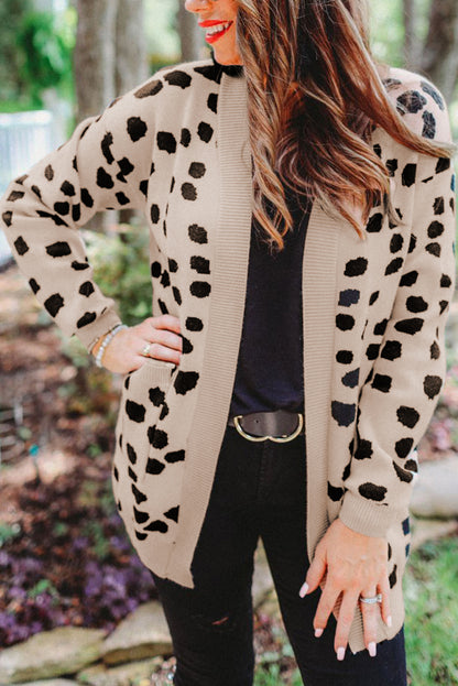 NEW! Leopard Spots Knit Cardigan