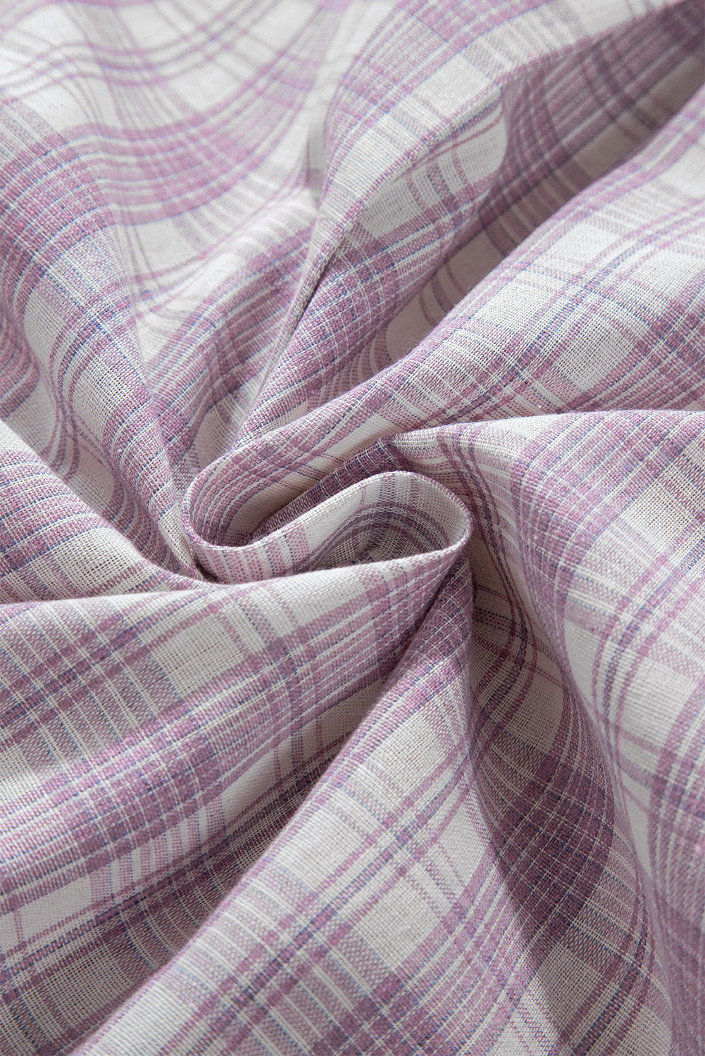 Checker Button-Up Chest Pocket Hooded Shacket