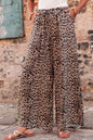 Boho Leopard Wide Leg Pants