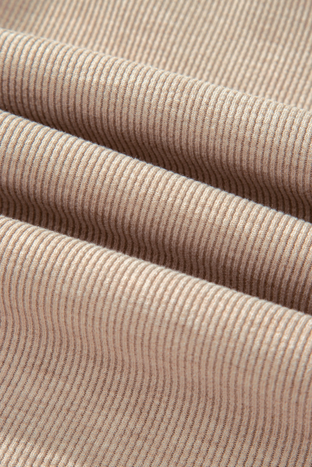 Leopard Corduroy Drawstring High Waist Pants