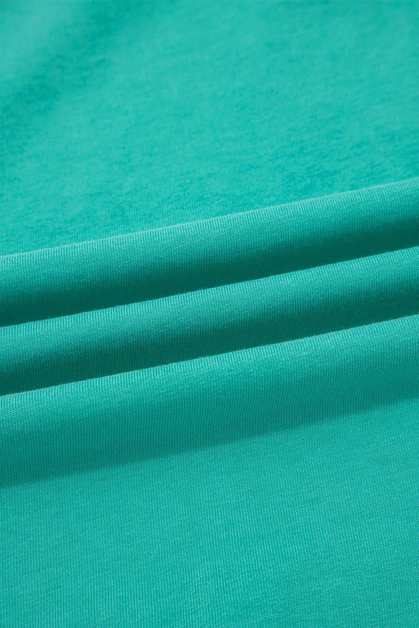 Solid Drawstring Elastic Waist Raw Hem Pants