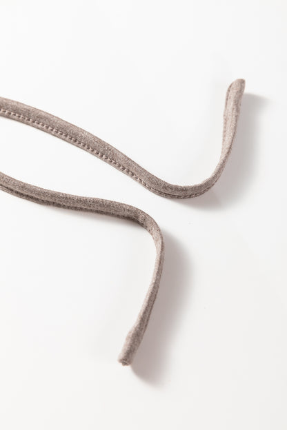 Solid Ruffle Wide Leg High Waist Pants