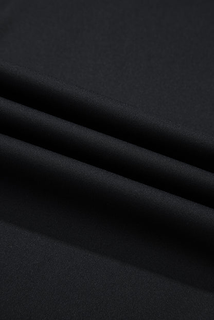 Solid V-Shape High Waist Flared Leggings