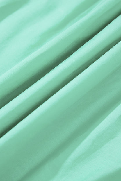 Colorblock Self-Tie Straps Pocketed Flowy Maxi Dress