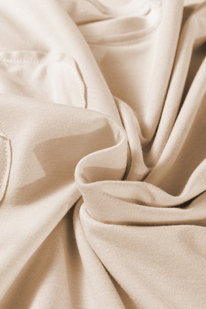 Plus Size Flower Patched Mineral Wash Top