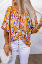 Floral Puff Sleeve Blouse