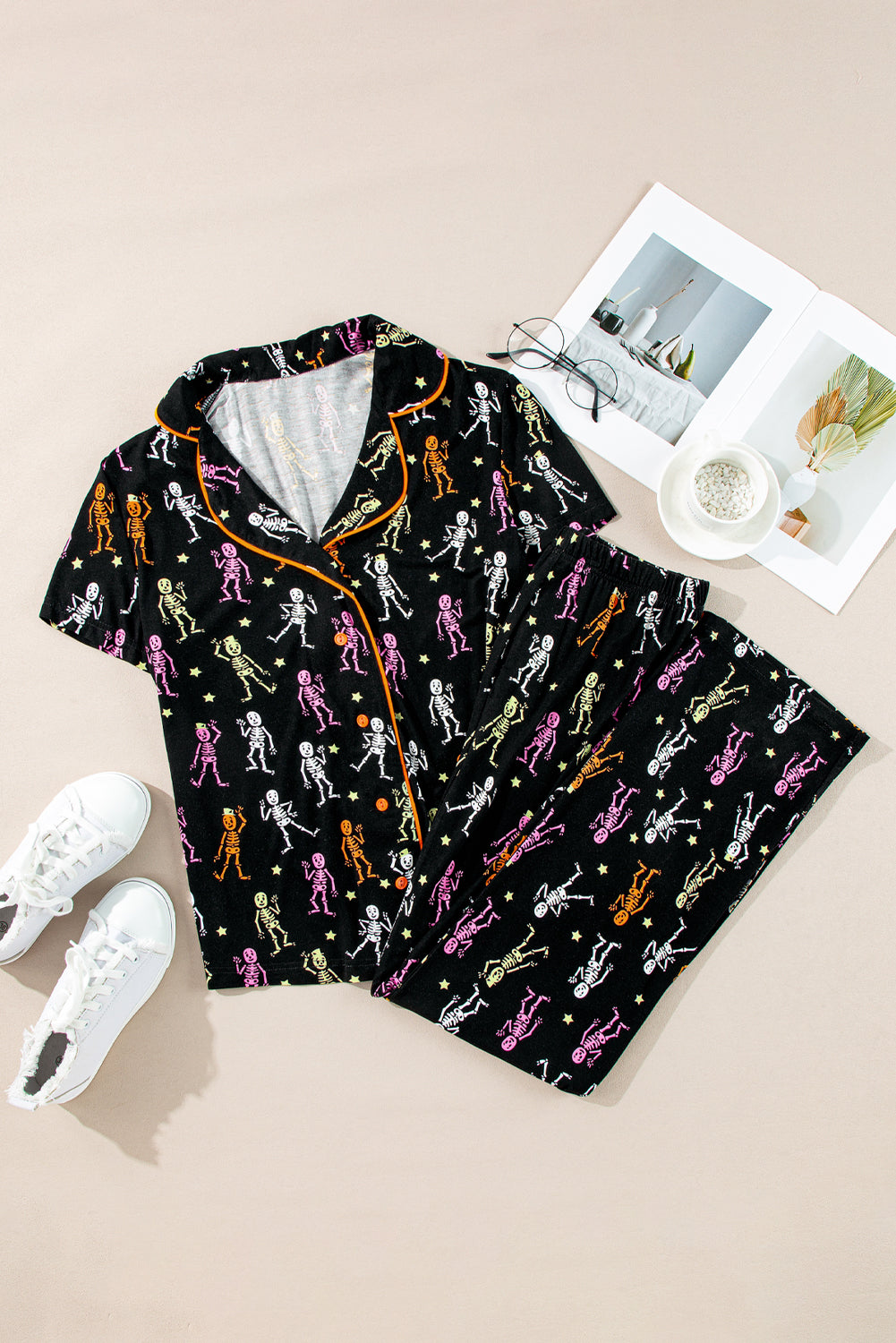 Halloween Shirt and Pants Pajama Set